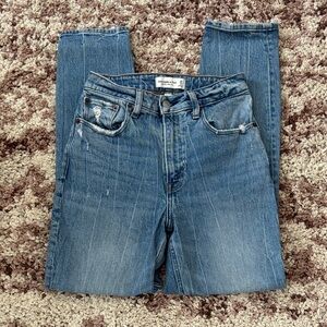 Abercrombie & Fitch Light Blue High Rise Jeans